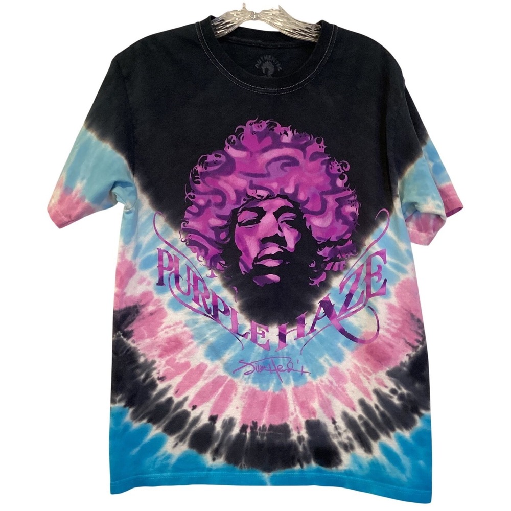 Jimi Hendrix Purple Haze Tie Dye Graphic T-Shirt Authentic - Small